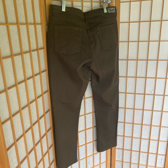 Levi’s Classic Mid Rise Dark Green Skinny Jean SZ 16 - Picture 8 of 11